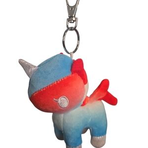 Colorful Unicorn Keychain Plush Toy
